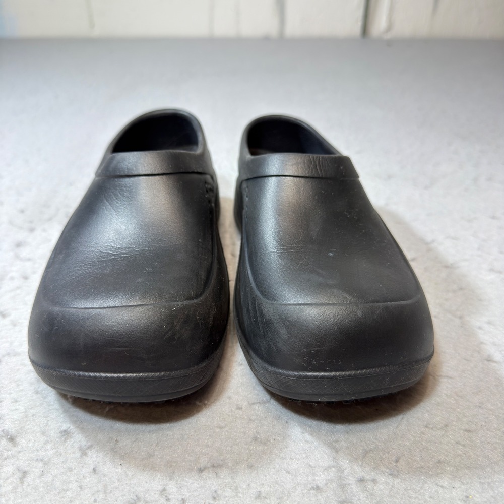 TredSafe Clogs Womens‎ 6 Mens 5 Black Good Slip Resistant Work Shoes